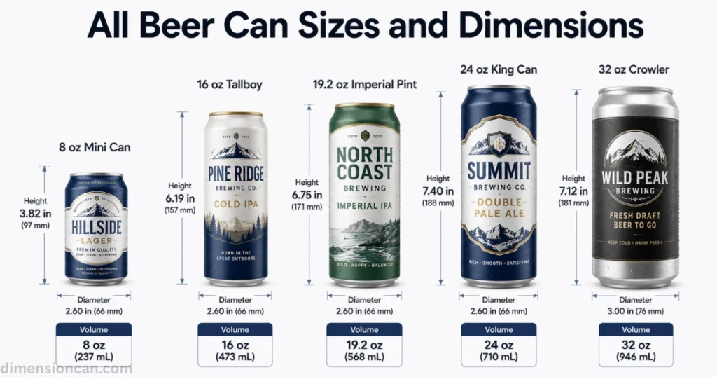all-beer-can-dimensions