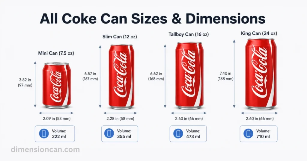 all-coke-can-sizes-dimensions
