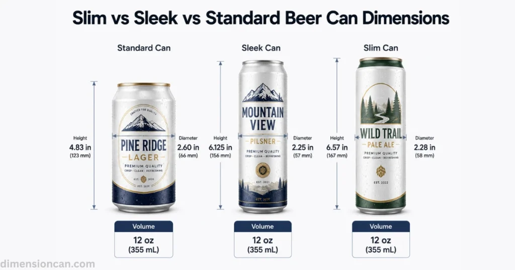 slim-vs-sleek-vs-standard-beer-can-dimensions