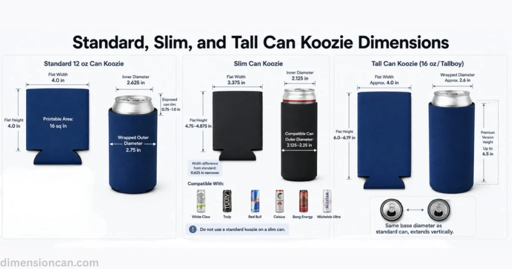 standard-slim-and-tall-can-koozie-dimensions