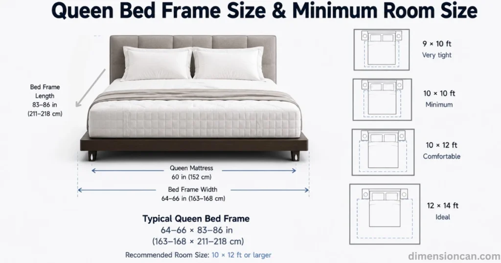 queen-bed-dimensions-room-size-requirements