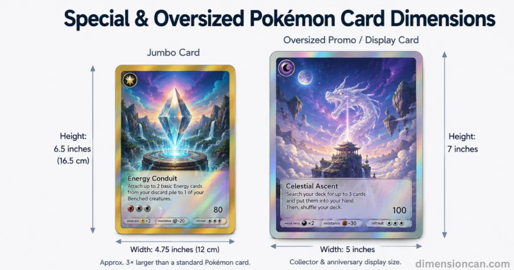 pokemon card size dimensions Large Jumbo Pokémon V XXL Promotional Card Official Card (Pikachu VMAX SWSH286) Toys Pokemon Card Dimensions and Measurements