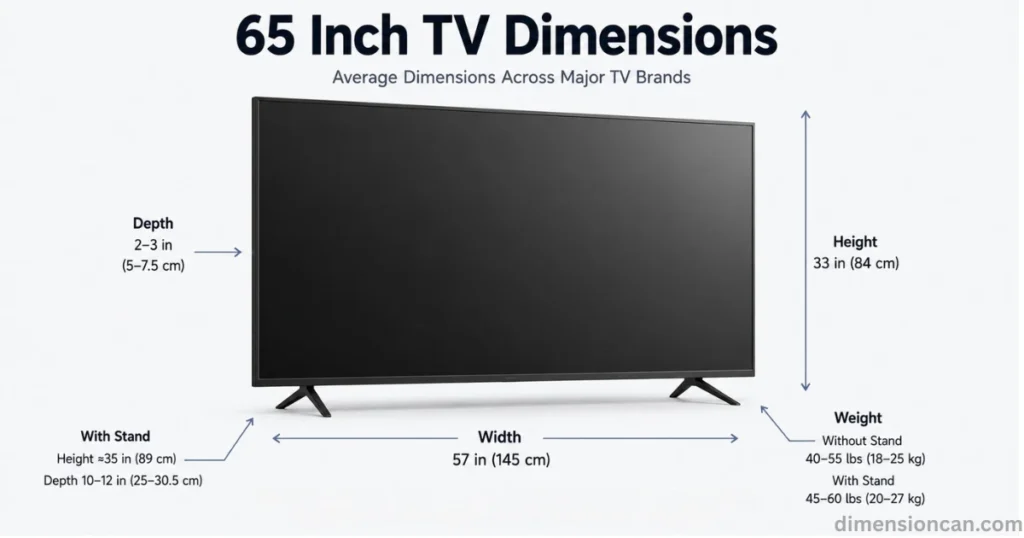 65 55 75 85 Inch TV Dimensions Size Guides 2026 65 55 75 85 Inch TV Dimensions Size Guides 2026