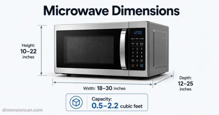 microwave-dimensions
