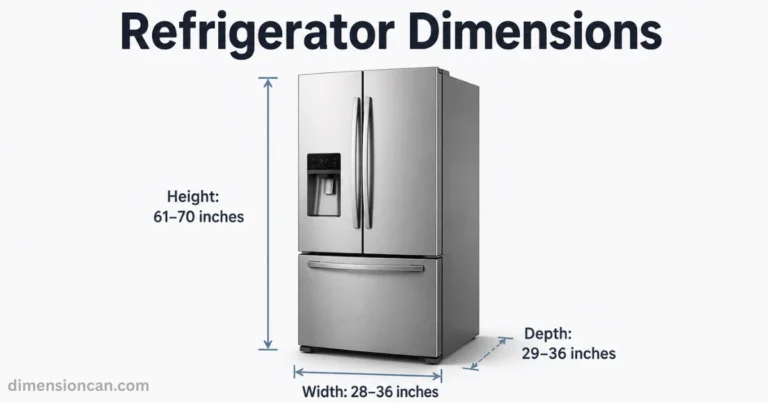 refrigerator-dimensions