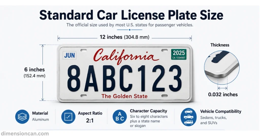 standard-car-license-plate-size